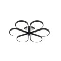 Lampa sufitowa VELVA czarny plafon LP-8432/1C BK LIGHT PRESTIGE