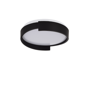 Lampa sufitowa HALO 27 CM czarny plafon LP-1453/1C-27 BK LIGHT PRESTIGE