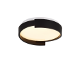 Lampa sufitowa HALO 27 CM czarny plafon LP-1453/1C-27 BK LIGHT PRESTIGE