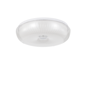 Lampa sufitowa LUNIQ 40 CM biały plafon LP-0103/1C-40 WH LIGHT PRESTIGE