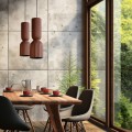 Lampa wisząca BALERA czerwony zwis LP-0309/1P Red LIGHT PRESTIGE