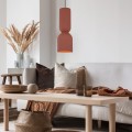 Lampa wisząca BALERA czerwony zwis LP-0309/1P Red LIGHT PRESTIGE