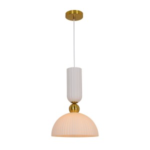 Lampa wisząca PIEGA 1 DUŻA biały zwis LP-939/1P L white LIGHT PRESTIGE