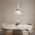Lampa wisząca PIEGA 1 DUŻA biały zwis LP-939/1P L white LIGHT PRESTIGE