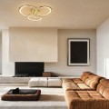 Lampa sufitowa AZINA 3 zloty plafon LP-4852/3C GD LIGHT PRESTIGE