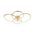 Lampa sufitowa AZINA 4 zloty plafon LP-4852/4C GD LIGHT PRESTIGE