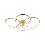 Lampa sufitowa AZINA 4 zloty plafon LP-4852/4C GD LIGHT PRESTIGE