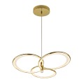 Lampa wisząca AZINA 3 zloty zwis LP-4852/3P GD LIGHT PRESTIGE