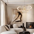 Lampa wisząca AZINA 3 zloty zwis LP-4852/3P GD LIGHT PRESTIGE