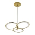 Lampa wisząca AZINA 3 zloty zwis LP-4852/3P GD LIGHT PRESTIGE