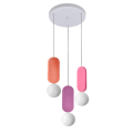 Lampa wisząca BALLO różowy zwis LP-0730/3P LIGHT PRESTIGE