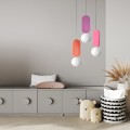 Lampa wisząca BALLO różowy zwis LP-0730/3P LIGHT PRESTIGE