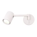 Kinkiet Z WYSIĘGNIKIEM SNOW NEW biały LP-731N/1WL WH LIGHT PRESTIGE