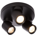 Lampa sufitowa POINTA czarny plafon LP-6398/3C Round BK LIGHT PRESTIGE