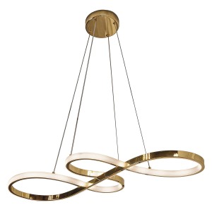 Lampa wisząca INFANIA złoty zwis LP-1670/1P GD LIGHT PRESTIGE