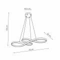 Lampa wisząca INFANIA złoty zwis LP-1670/1P GD LIGHT PRESTIGE