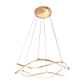 Lampa wisząca TWIST złoty zwis LP-1982/1P GD LIGHT PRESTIGE