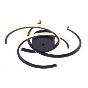 Lampa sufitowa SPIDER 51 CM czarny plafon LP-1255/1C 51 BK LIGHT PRESTIGE