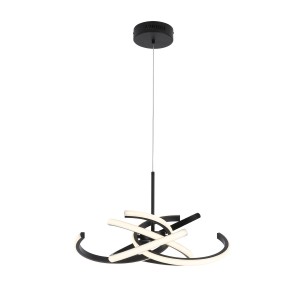 Lampa wisząca SPIDER 58 CM czarny zwis LP-1225/1P 58 BK LIGHT PRESTIGE