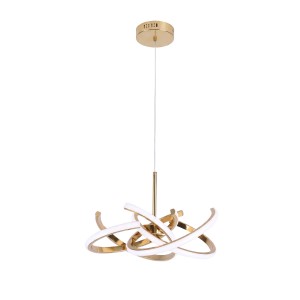 Lampa wisząca SPIDER 58 CM złoty zwis LP-1225/1P 58 GD LIGHT PRESTIGE