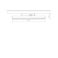 Lampa liniowa PROFILE FOCUS LINEAR LED 15W 4000K do 1-obwodowego systemu szynowego 12395 NOWODVORSKI