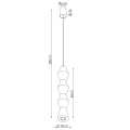 Lampa wisząca KUBBE duża R zwis SL.2029 SOLLUX LIGHTING