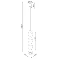 Lampa wisząca KUBBE duża S zwis SL.2032 SOLLUX LIGHTING