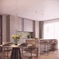 Lampa wisząca ARCHE 1 beżowa zwis SL.2033 SOLLUX LIGHTING