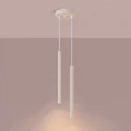 Lampa wisząca ARCHE 2P beżowa zwis SL.2034 SOLLUX LIGHTING