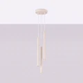 Lampa wisząca ARCHE 3P beżowa zwis SL.2035 SOLLUX LIGHTING