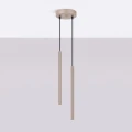 Lampa wisząca ARCHE 2P taupe zwis SL.2037 SOLLUX LIGHTING