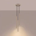Lampa wisząca ARCHE 3P taupe zwis SL.2038 SOLLUX LIGHTING