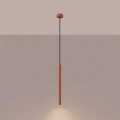 Lampa wisząca ARCHE 1 ochra czerwona zwis SL.2039 SOLLUX LIGHTING
