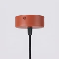 Lampa wisząca ARCHE 1 ochra czerwona zwis SL.2039 SOLLUX LIGHTING