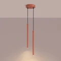 Lampa wisząca ARCHE 2P ochra czerwona zwis SL.2040 SOLLUX LIGHTING