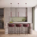 Lampa wisząca ARCHE 1 burgund zwis SL.2042 SOLLUX LIGHTING
