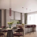 Lampa wisząca ARCHE 1 burgund zwis SL.2042 SOLLUX LIGHTING