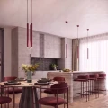Lampa wisząca ARCHE 2P burgund zwis SL.2043 SOLLUX LIGHTING
