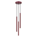 Lampa wisząca ARCHE 3P burgund zwis SL.2044 SOLLUX LIGHTING