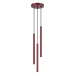 Lampa wisząca ARCHE 3P burgund zwis SL.2044 SOLLUX LIGHTING