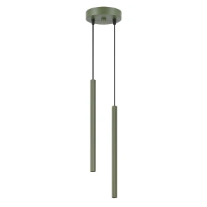 Lampa wisząca ARCHE 2P zielona oliwka zwis SL.2049 SOLLUX LIGHTING
