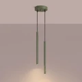 Lampa wisząca ARCHE 2P zielona oliwka zwis SL.2049 SOLLUX LIGHTING