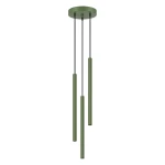 Lampa wisząca ARCHE 3P zielona oliwka zwis SL.2050 SOLLUX LIGHTING