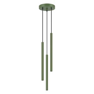 Lampa wisząca ARCHE 3P zielona oliwka zwis SL.2050 SOLLUX LIGHTING