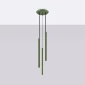 Lampa wisząca ARCHE 3P zielona oliwka zwis SL.2050 SOLLUX LIGHTING