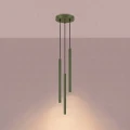 Lampa wisząca ARCHE 3P zielona oliwka zwis SL.2050 SOLLUX LIGHTING