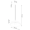 Lampa wisząca GINA taupe zwis SL.2061 SOLLUX LIGHTING