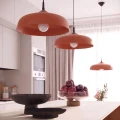 Lampa wisząca GINA ochra czerwona zwis SL.2062 SOLLUX LIGHTING