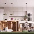 Lampa wisząca GINA zielona oliwka zwis SL.2065 SOLLUX LIGHTING