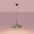 Lampa wisząca GINA zielona oliwka zwis SL.2065 SOLLUX LIGHTING